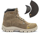Bota Caterpillar 2190 Creme Nobuck Bico PVC